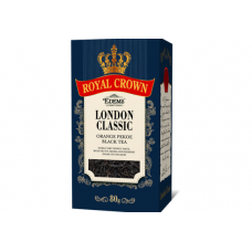 Чай "ROYAL CROWN" 80 гр чорний.лист "LONDON CLASSIC" 18 шт/ящ